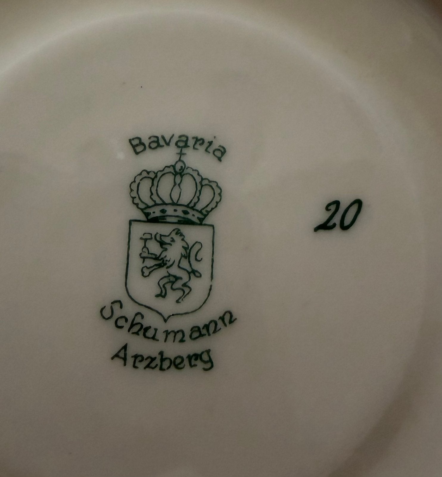 Antiek Schumann Arzberg Bavaria Porseleinen Bordje1932-1944, Enlèvement ou Envoi