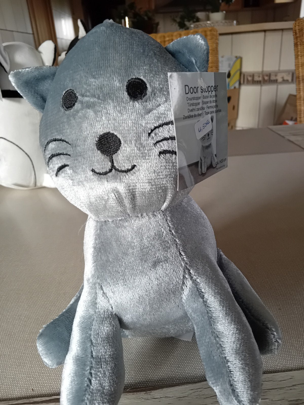 Cale porte en forme de chat neuf 900 grammes, Huis en Inrichting, Woonaccessoires | Deurstoppers, Binnen, Nieuw, Ophalen of Verzenden