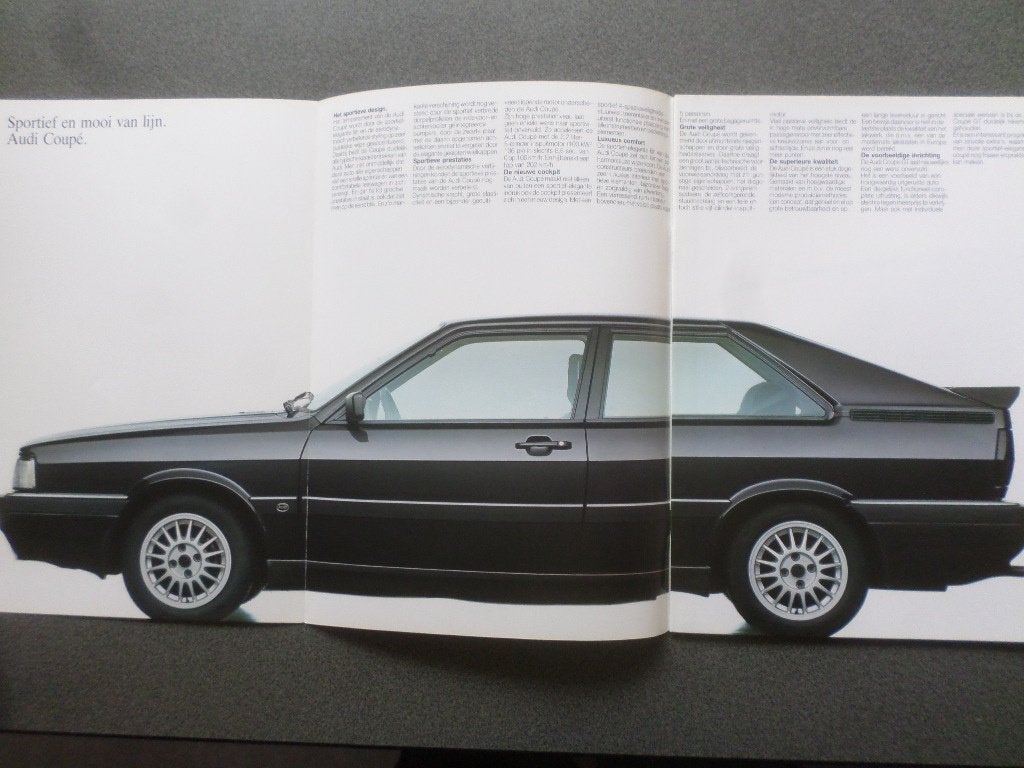 Audi Coupe GT Brochure, Boeken, Auto's | Folders en Tijdschriften, Ophalen of Verzenden, Audi