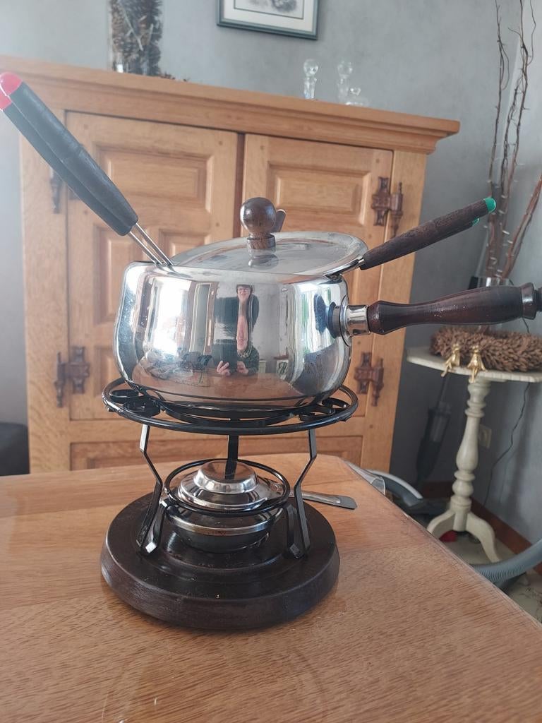 Fondue setje, Ophalen