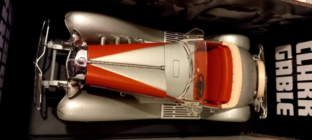 1/18 Duesenberg SSJ Roadster Clark Gable 1935 ERTL Classics, Ophalen of Verzenden, Zo goed als nieuw, Auto, ERTL