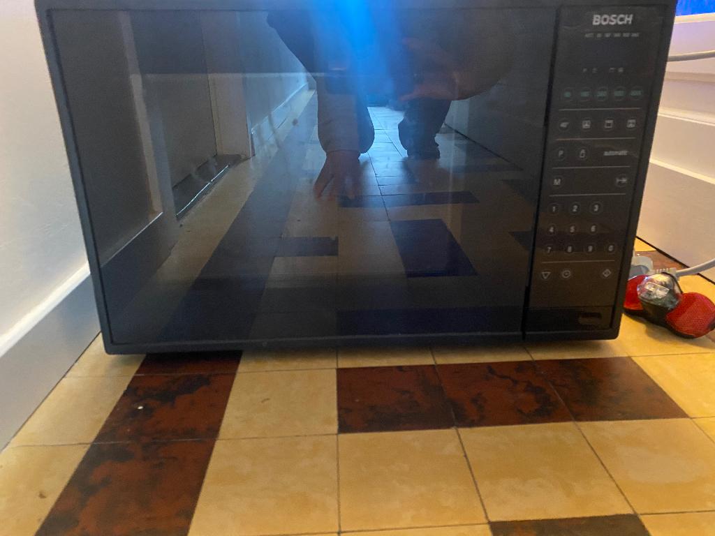 Oven en microgolfoven BOSCH, Ophalen, 45 tot 50 cm, Gebruikt, Oven