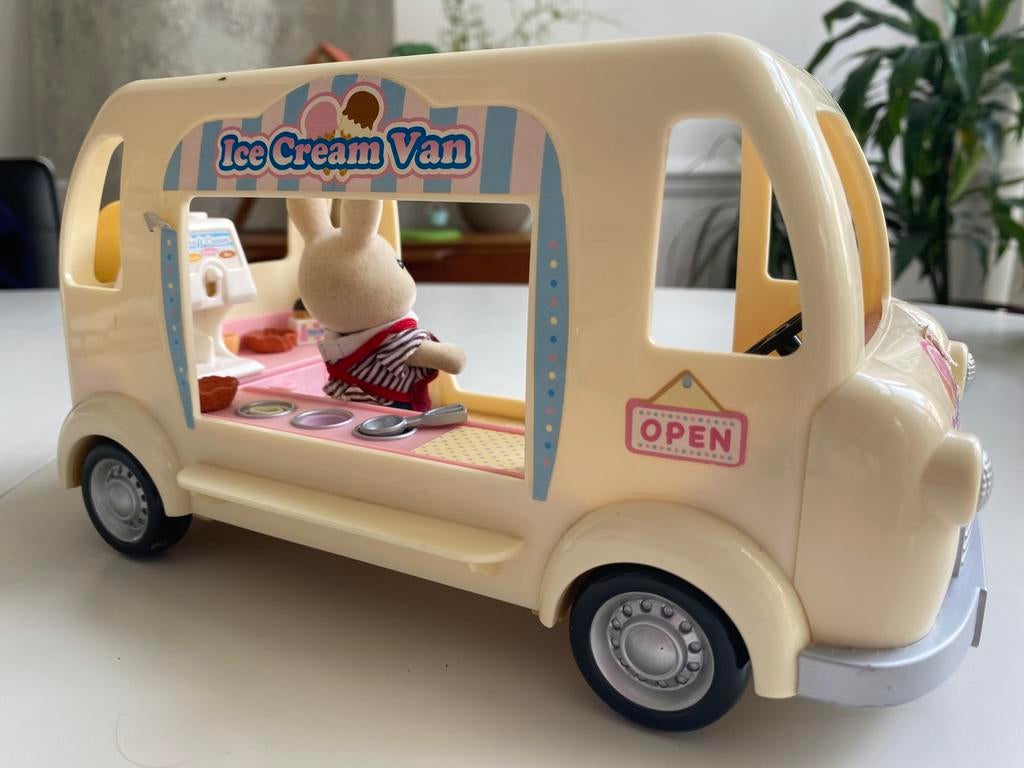 Sylvanian Families - ice cream van, Enlèvement ou Envoi, Comme neuf