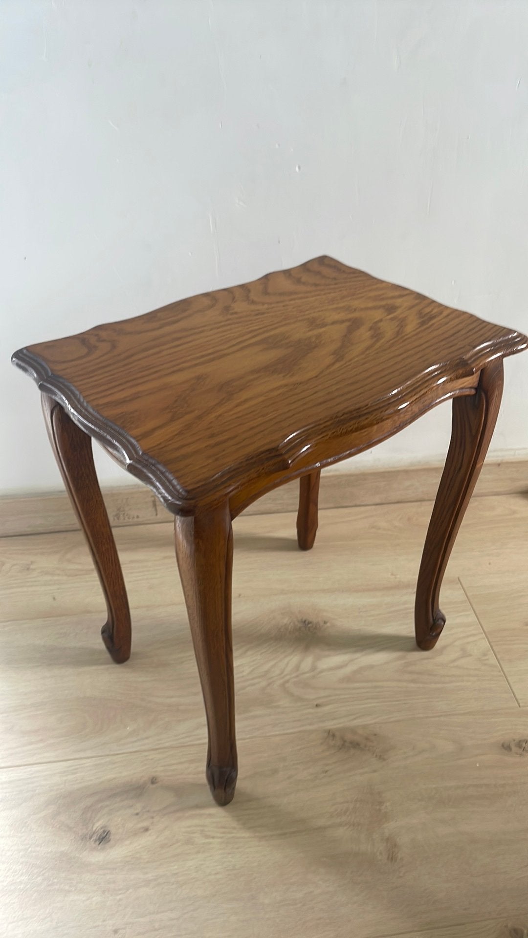 Vintage houten bijzet tafeltje, Ophalen of Verzenden