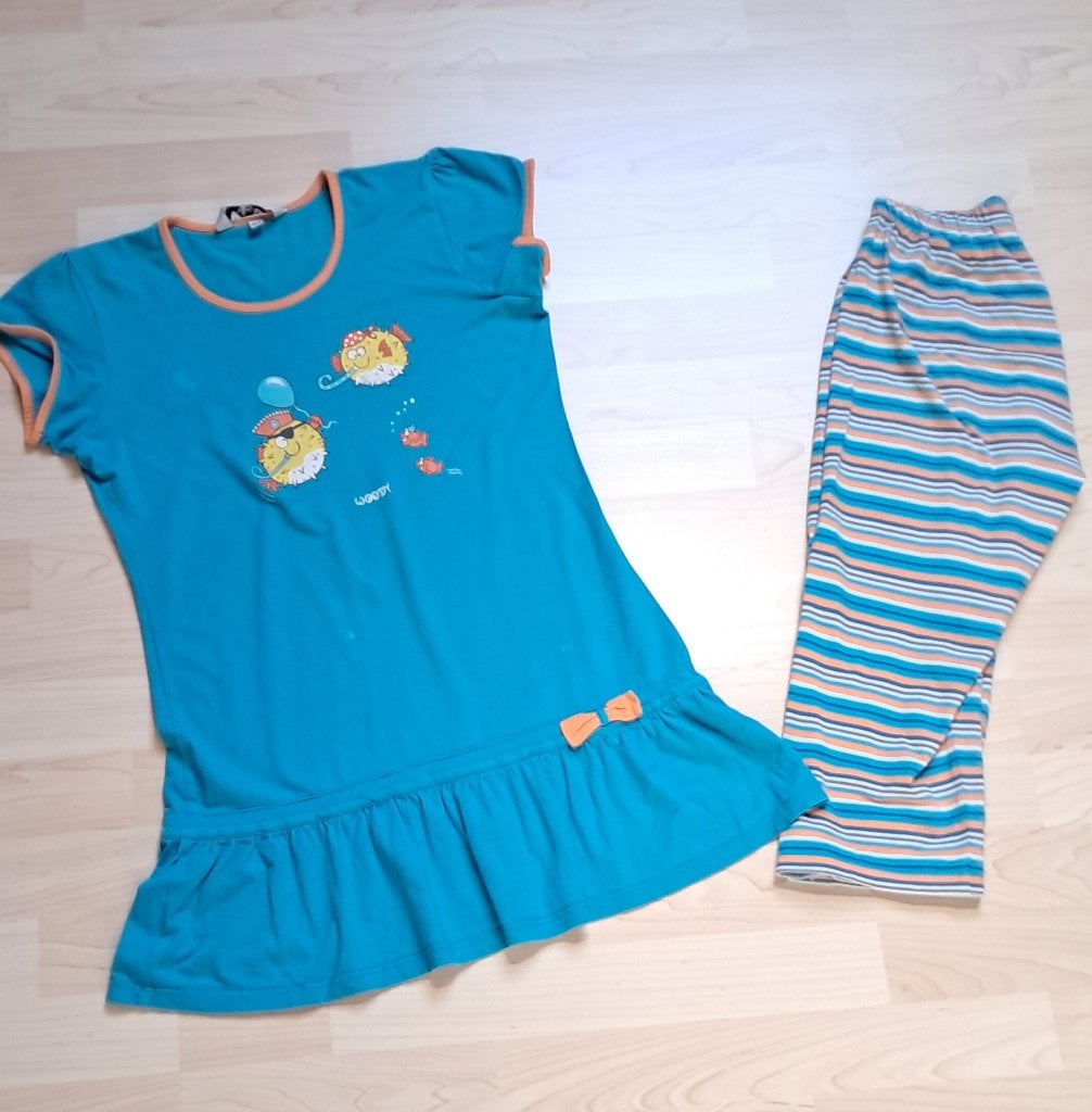 Pyjama Woody maat 152., Kinderen en Baby's, Nacht- of Onderkleding, Gebruikt, Meisje, Ophalen of Verzenden