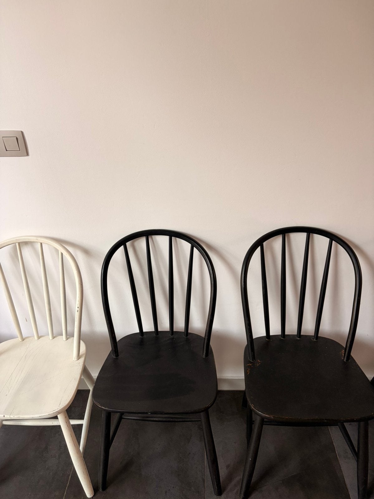 Stoelen, Enlèvement, Bois, Noir, Cinq, Six Chaises ou plus