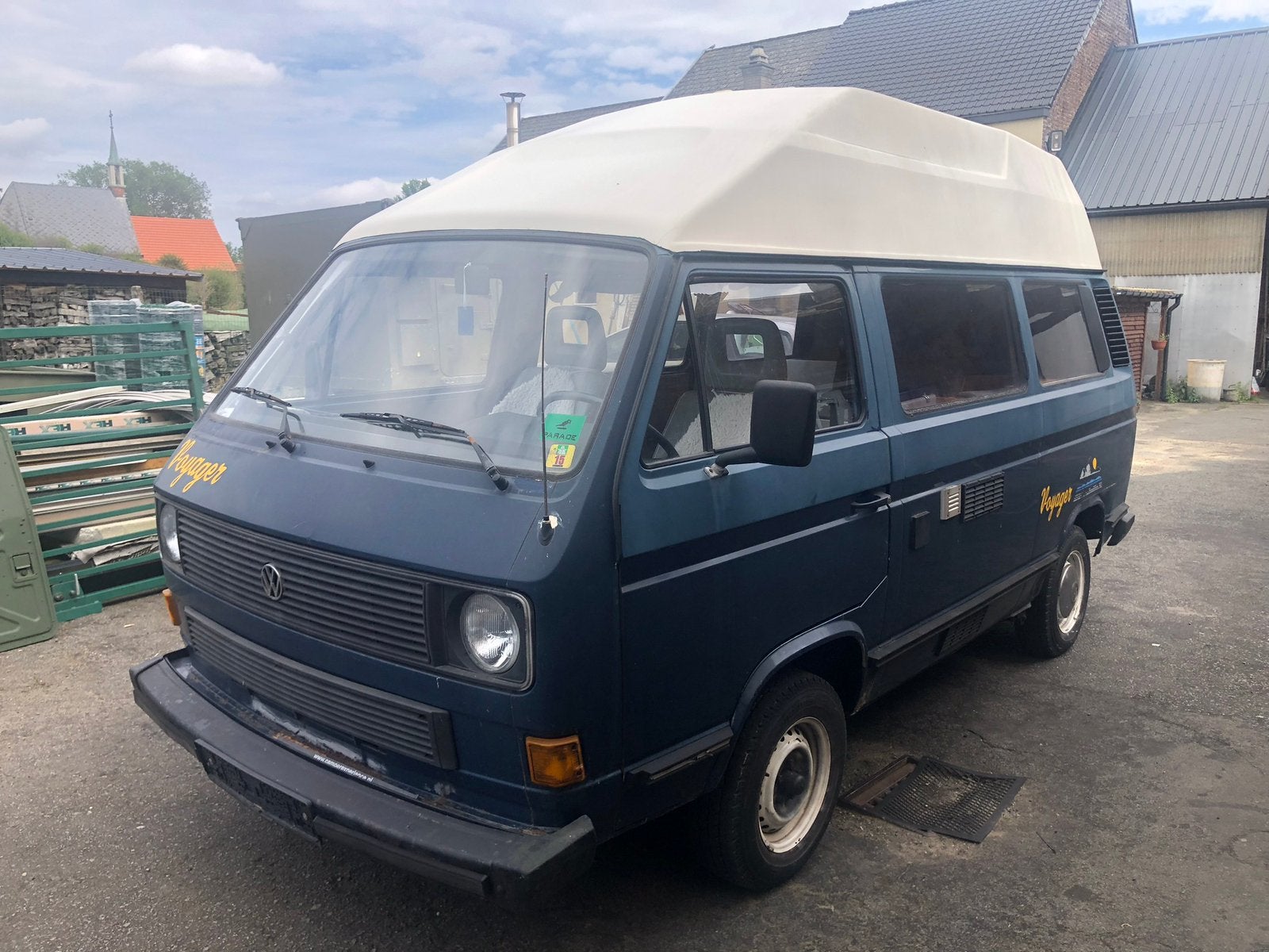 Vw T3 camper, Chemisch toilet, Buscamper of Camperbus, Volkswagen, Tot en met 2