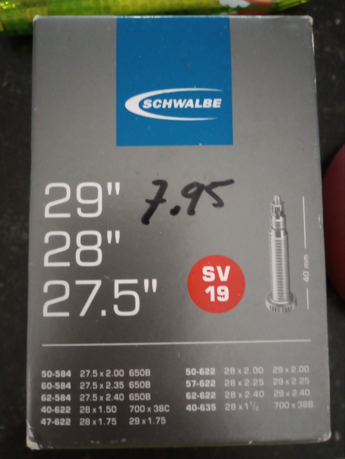 Schwalbe binnenband, Ophalen of Verzenden, Band, Schwalbe, Rubber