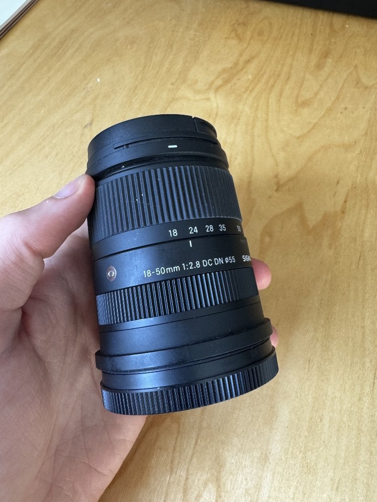 Sigma 18-50mm F2.8 DC DN Contemporary monture L, Audio, Tv en Foto, Sigma, L-mount, 18 mm, Zo goed als nieuw