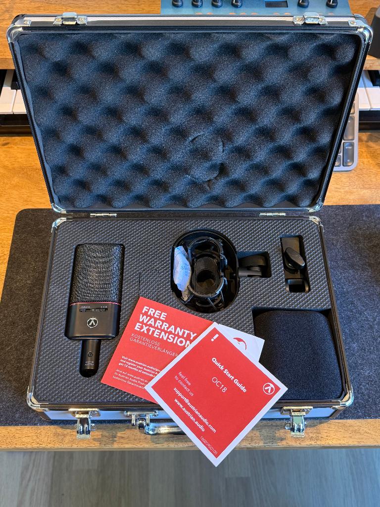 Austrian Audio OC-18 condensator microfoon, Muziek en Instrumenten, Microfoons, Ophalen of Verzenden, Zo goed als nieuw, Studiomicrofoon