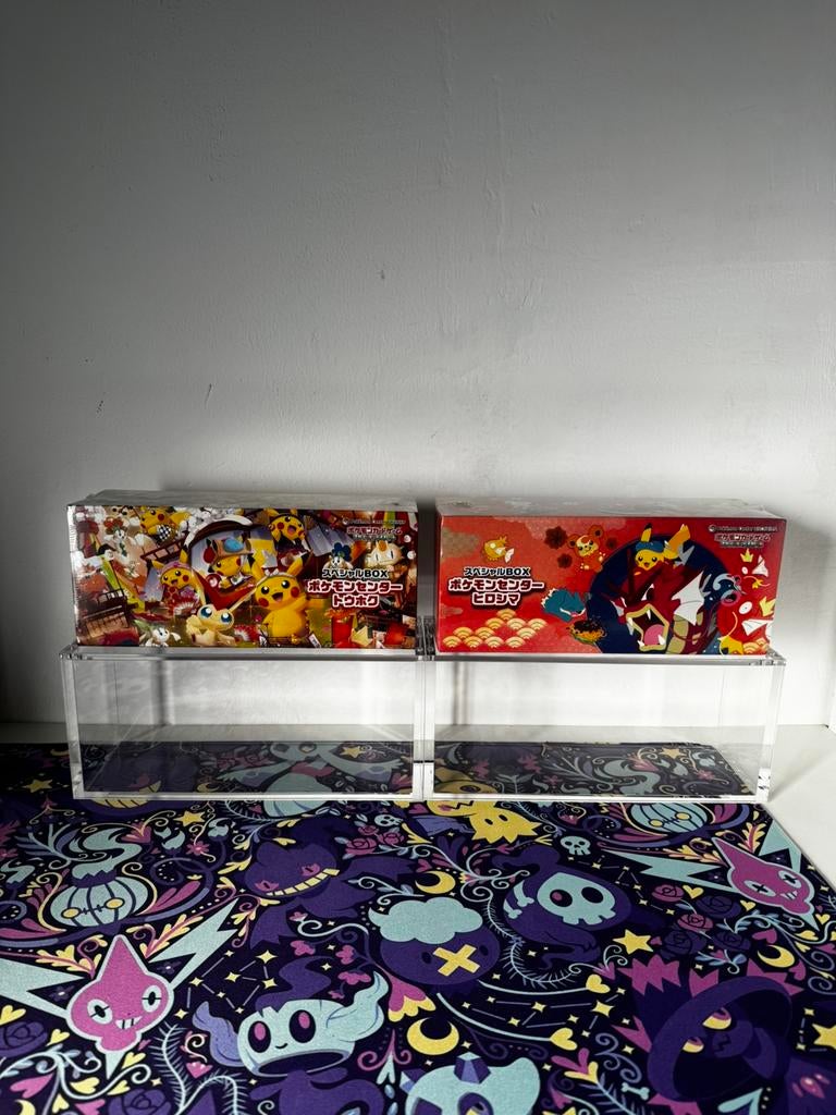 Pokemon Acrylic Case Tohoku/Hiroshima/Fukuoka/Poncho, Ophalen, Nieuw, Boosterbox, Foil