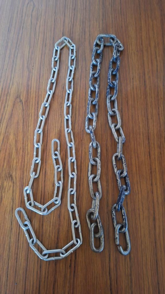 Ketting 132 of 105 cm lang schakel 42x18x4 mm of 50x27x7 mm, Ophalen of Verzenden, Gebruikt, Fietsendrager-accessoire