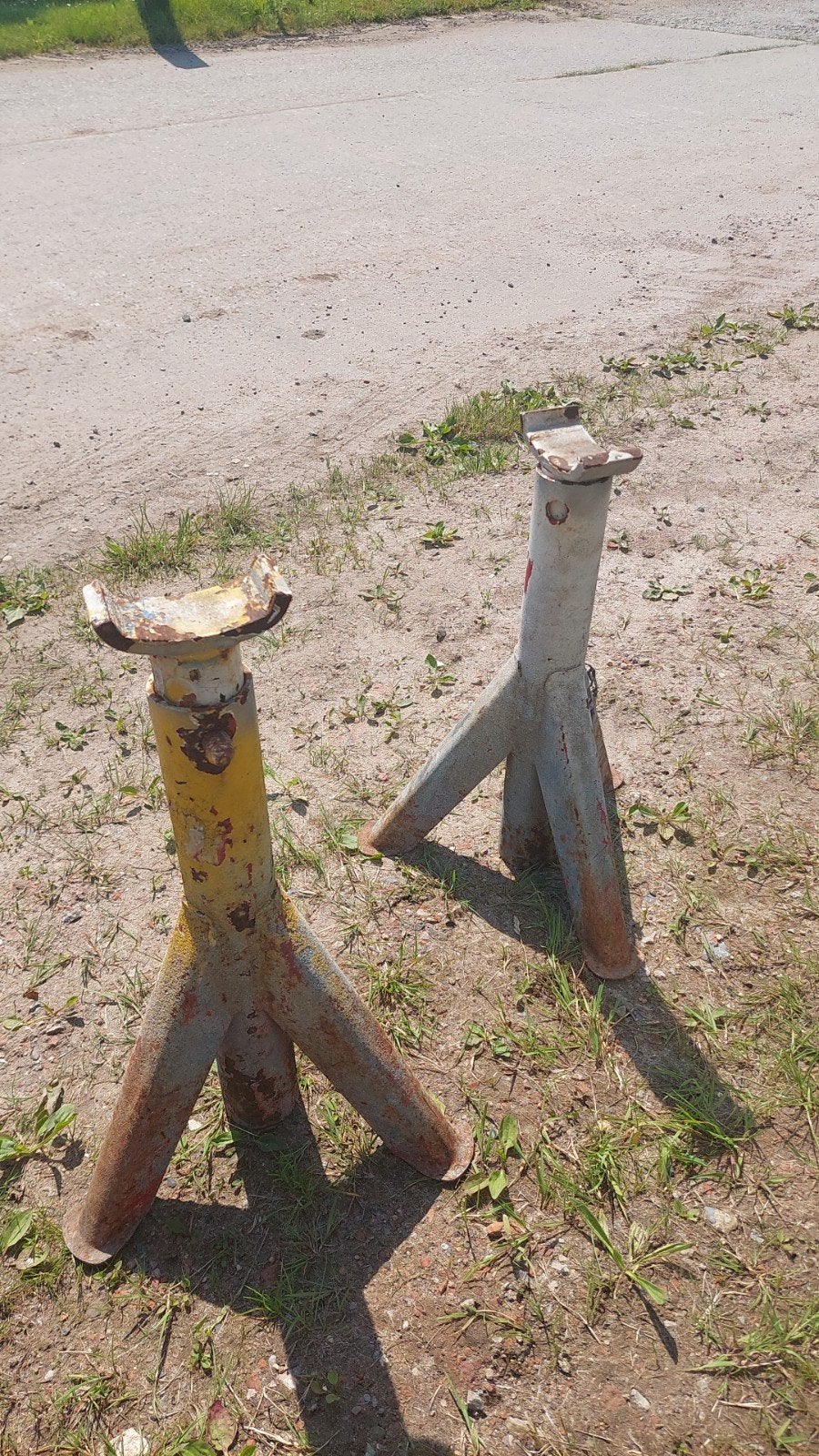 Steunen 3ton, Ophalen