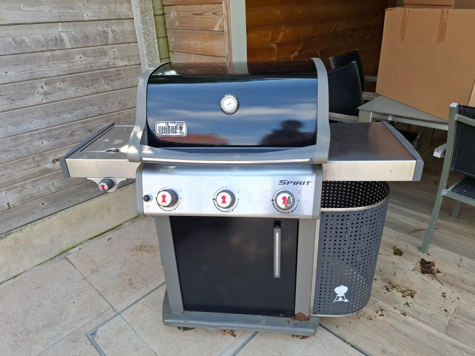 Barbecue à gaz Weber Spirit, Enlèvement