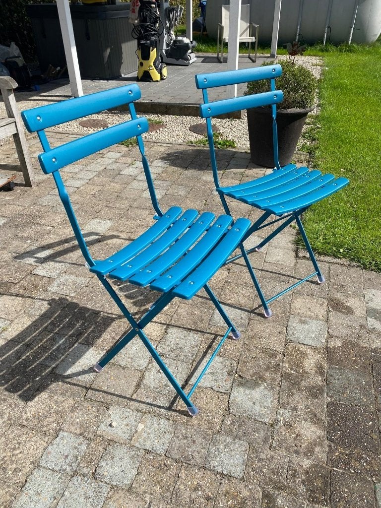 EMU klapstoelen - heel degelijk - mooi design, Ophalen, Gebruikt, Wit, Design