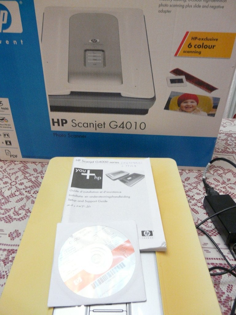 HP Scanjet G4010 pour PDF, nég.& diapositives, photoprint, MacOS, Enlèvement, Autres types, HP
