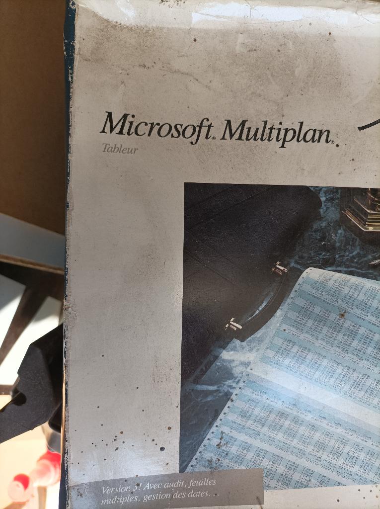 Ancien programme informatique     "tableur ", Enlèvement, Utilisé, Autres sujets/thèmes, Autre