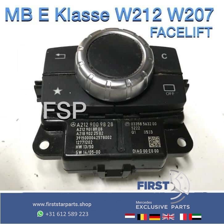 W207 W212 W218 comand bediening knop Multimedia E Klasse CLS, Utilisé, -, -, Enlèvement ou Envoi