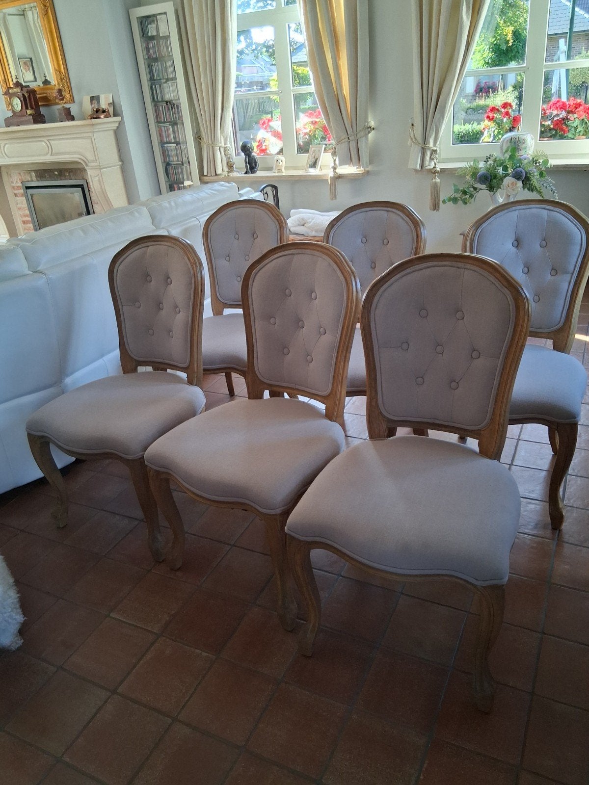 6 chaises en chêne, Enlèvement