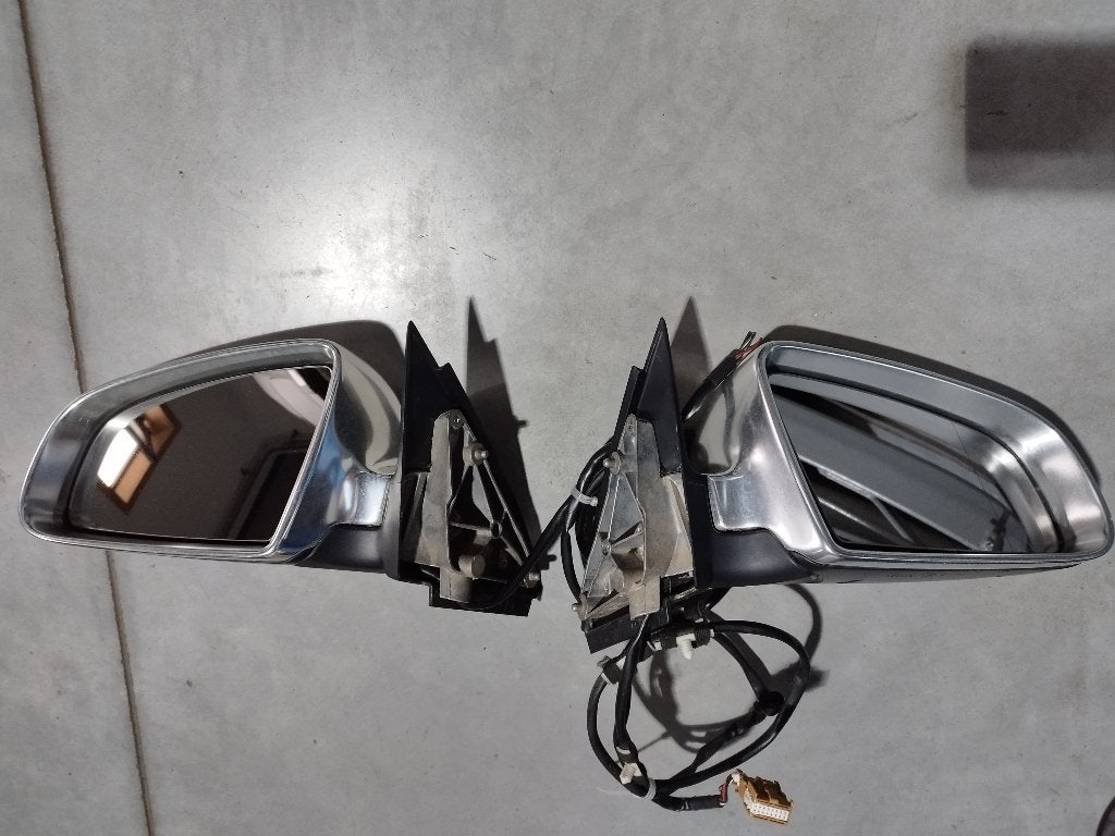 RETROVISEUR ALUMINIUM AUDI RS4 B7 OEM, Enlèvement, Utilisé, Audi
