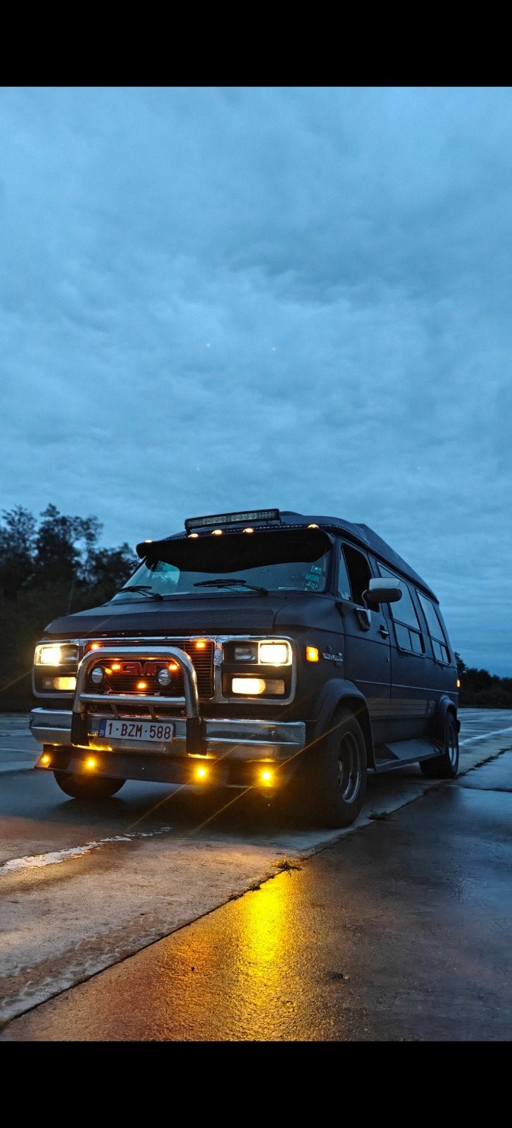 Gmc vandura 1996, V8, NIEUWE MOTOR, camper, Autos, Cuir, Achat, Sièges électriques, Beige