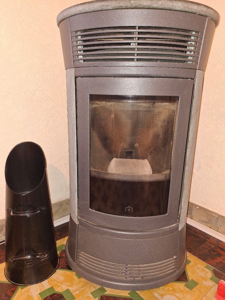 Pelletkachel Edel Kamin 11kw, Ophalen, Gebruikt, Overige brandstoffen, Pelletkachel