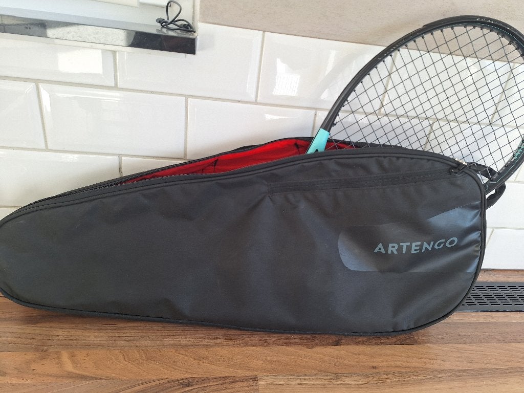 Tennisracket met tas, Sports & Fitness, Enlèvement, Comme neuf, Sac