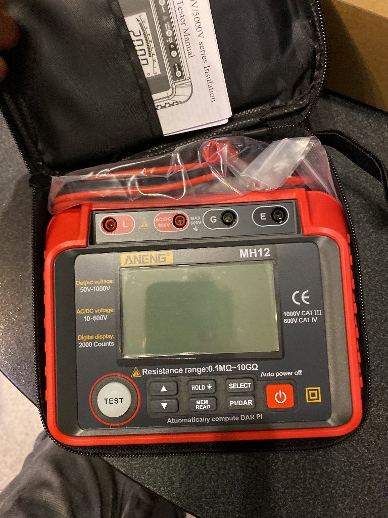NIEUW: ANENG MH12 Megger en Multimeter in 1 toestel, Bricolage & Construction, Enlèvement ou Envoi, Neuf, Électricité