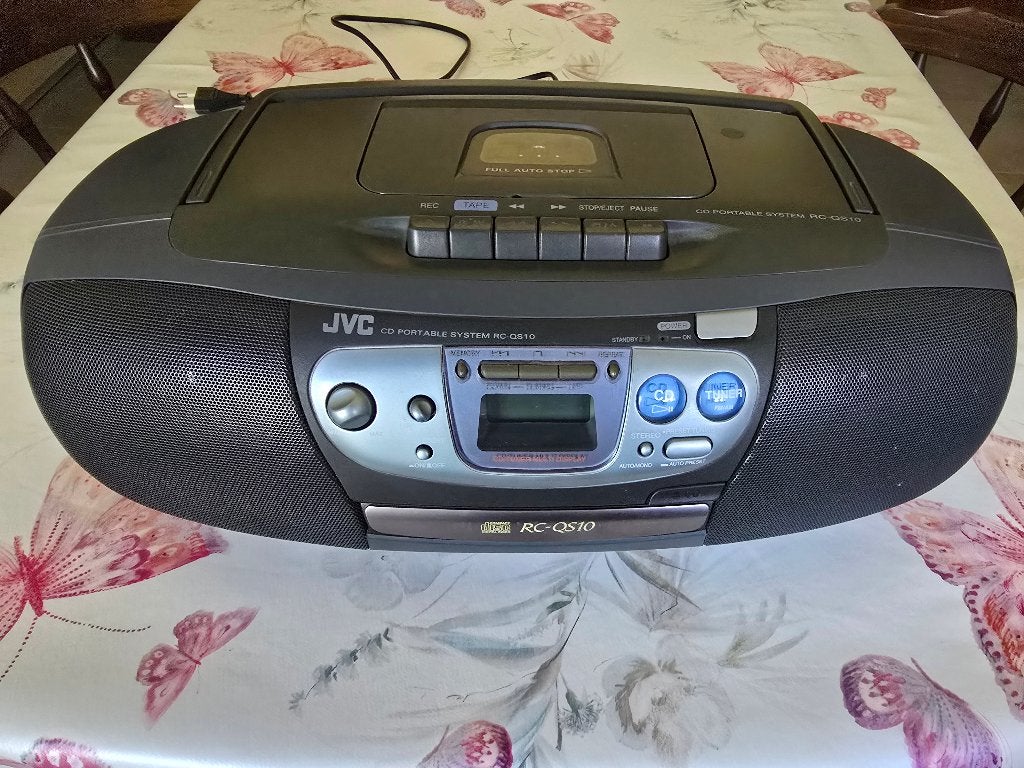 JVC RC-QS11 Draagbare Radio CD-Speler, Ophalen, Zo goed als nieuw, Radio, Met cd-speler