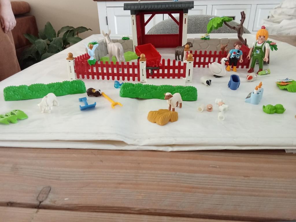 Playmobil boerderij, Enlèvement, Utilisé, Ensemble complet
