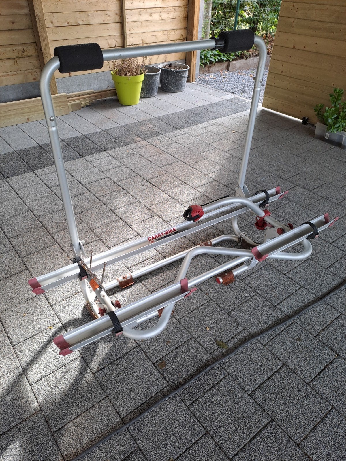 fietsenrek voor op disel caravan, Enlèvement, Utilisé