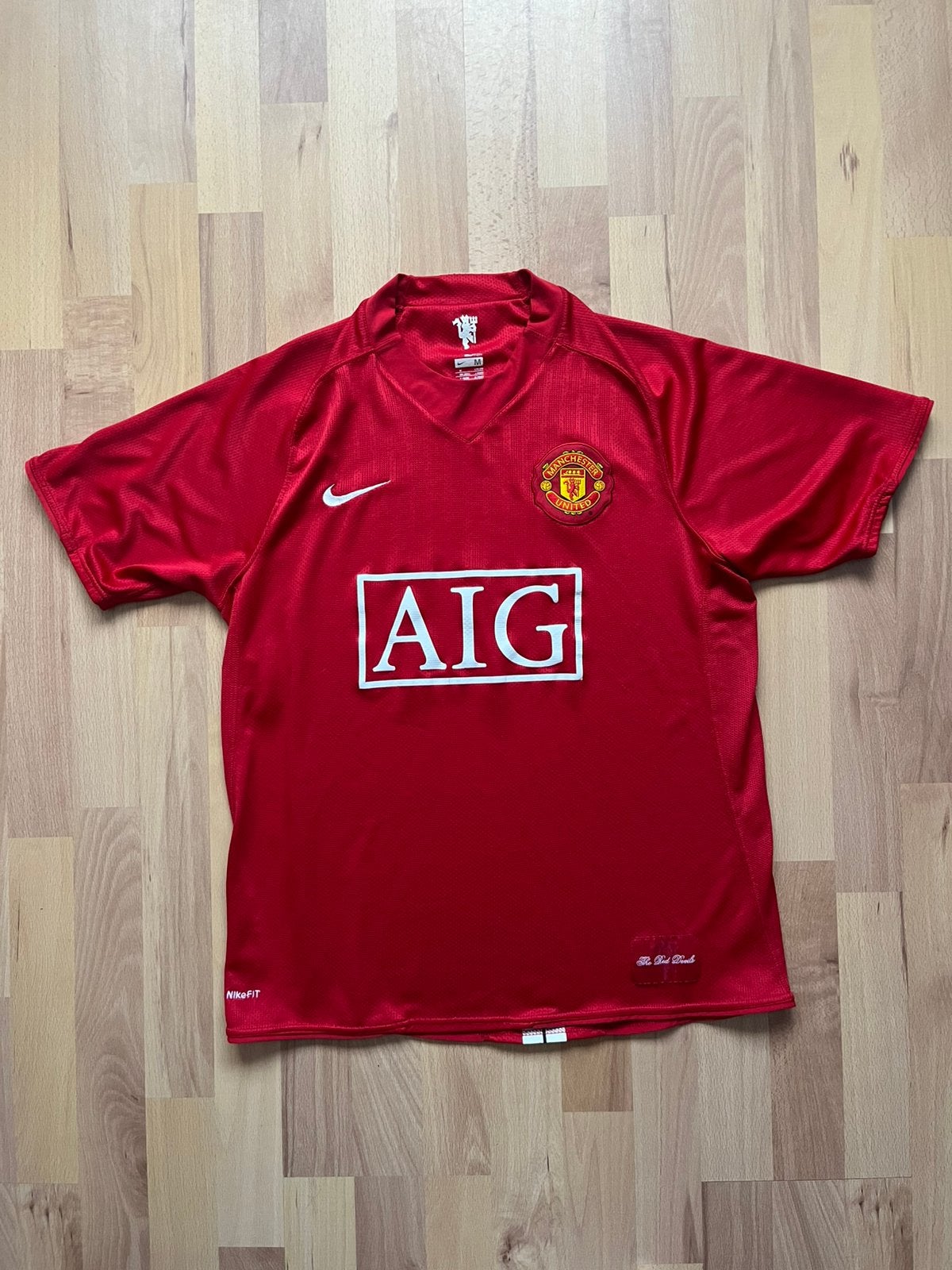 Set van 4 originele Manchester United shirts, Sports & Fitness, Taille M, Enlèvement ou Envoi, Comme neuf, Set
