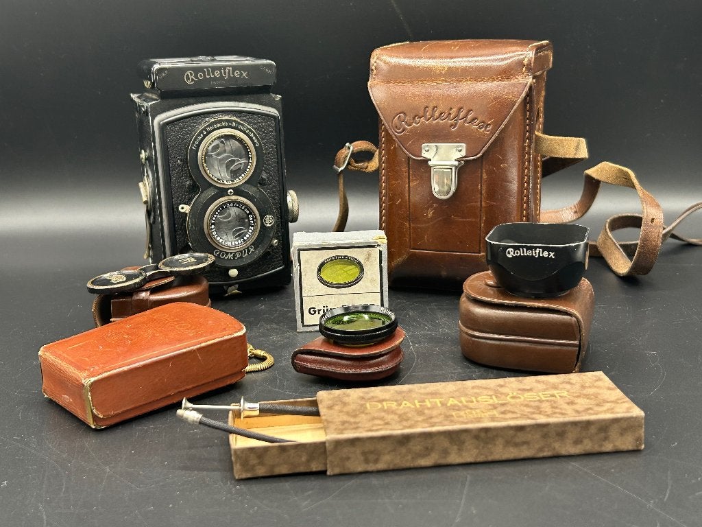 Magnifique photo ancien - ancien - Rolleiflex Old Standard, TV, Hi-fi & Vidéo, Appareils photo analogiques, Envoi, Utilisé, Reflex miroir