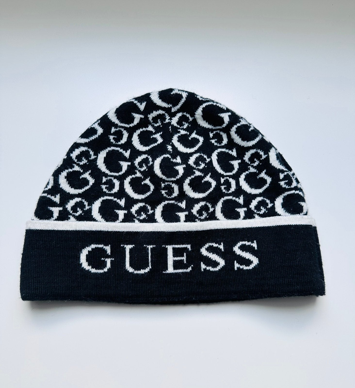 GUESS zwart-witte hoed, Kleding | Heren, Ophalen, Zo goed als nieuw, Muts
