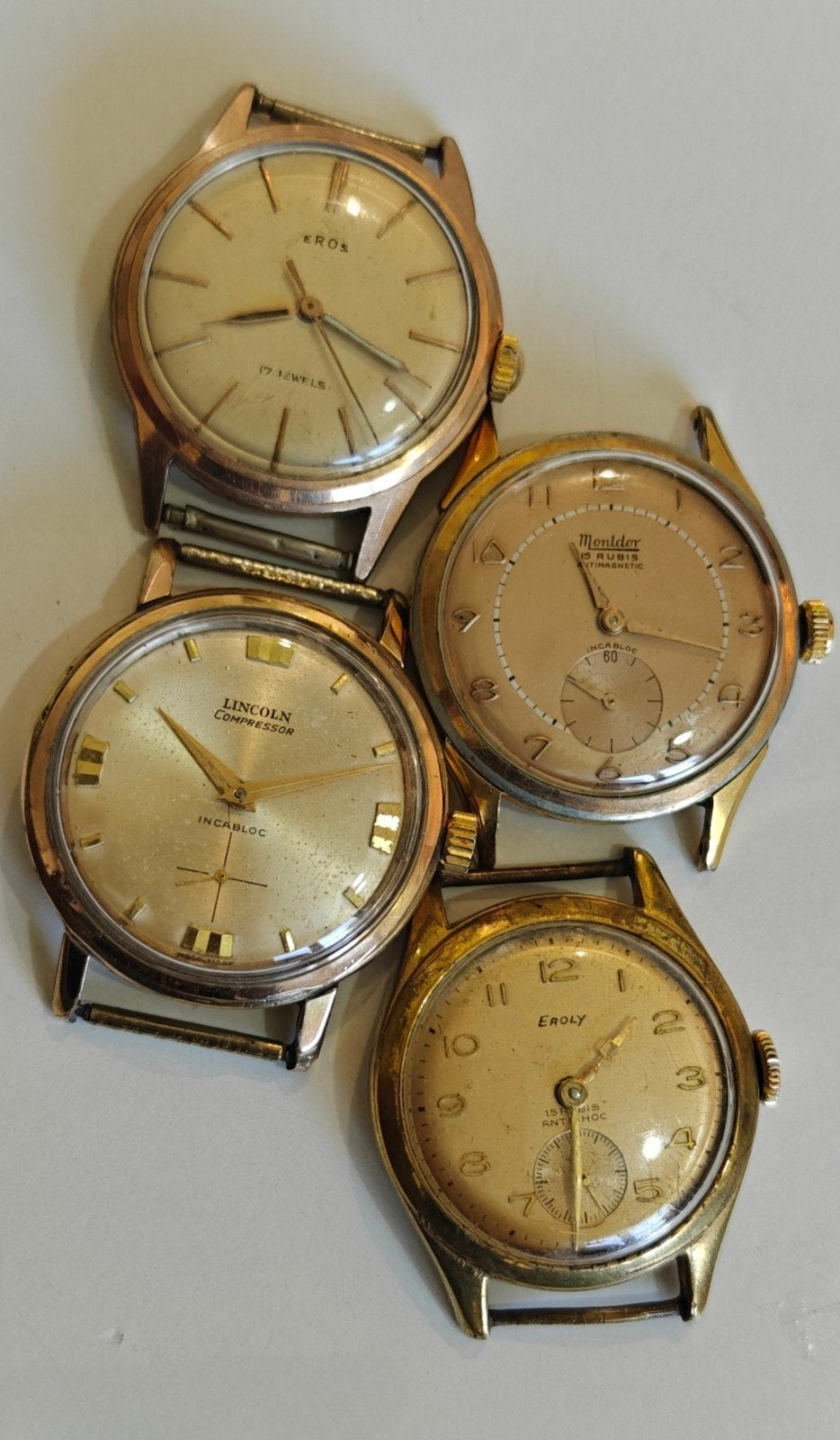 Lot montres vintage, Enlèvement ou Envoi