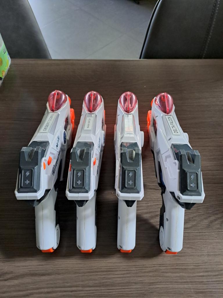 4 laser guns van NERF goede staat, Enlèvement ou Envoi