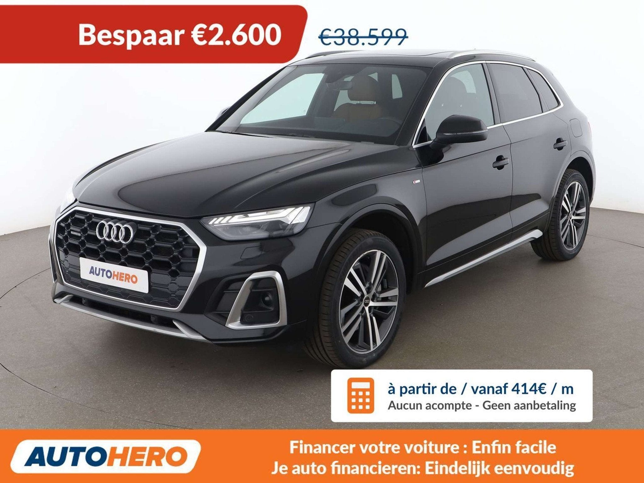 Audi Q5 50 TFSIe quattro S line (bj 2023, automaat), Auto's, Gebruikt, Lichtsensor, https://public.car-pass.be/vhr/5dcb0fd7-81ed-499d-8949-daa0a6edebb1