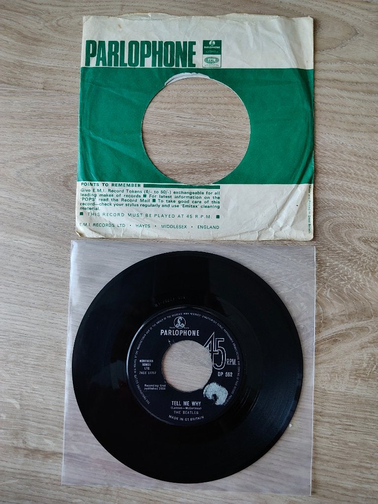 BEATLES ALS IK ME VOEL DP 562 ZELDZAAM IN HET VK, Originele persing, Verzenden