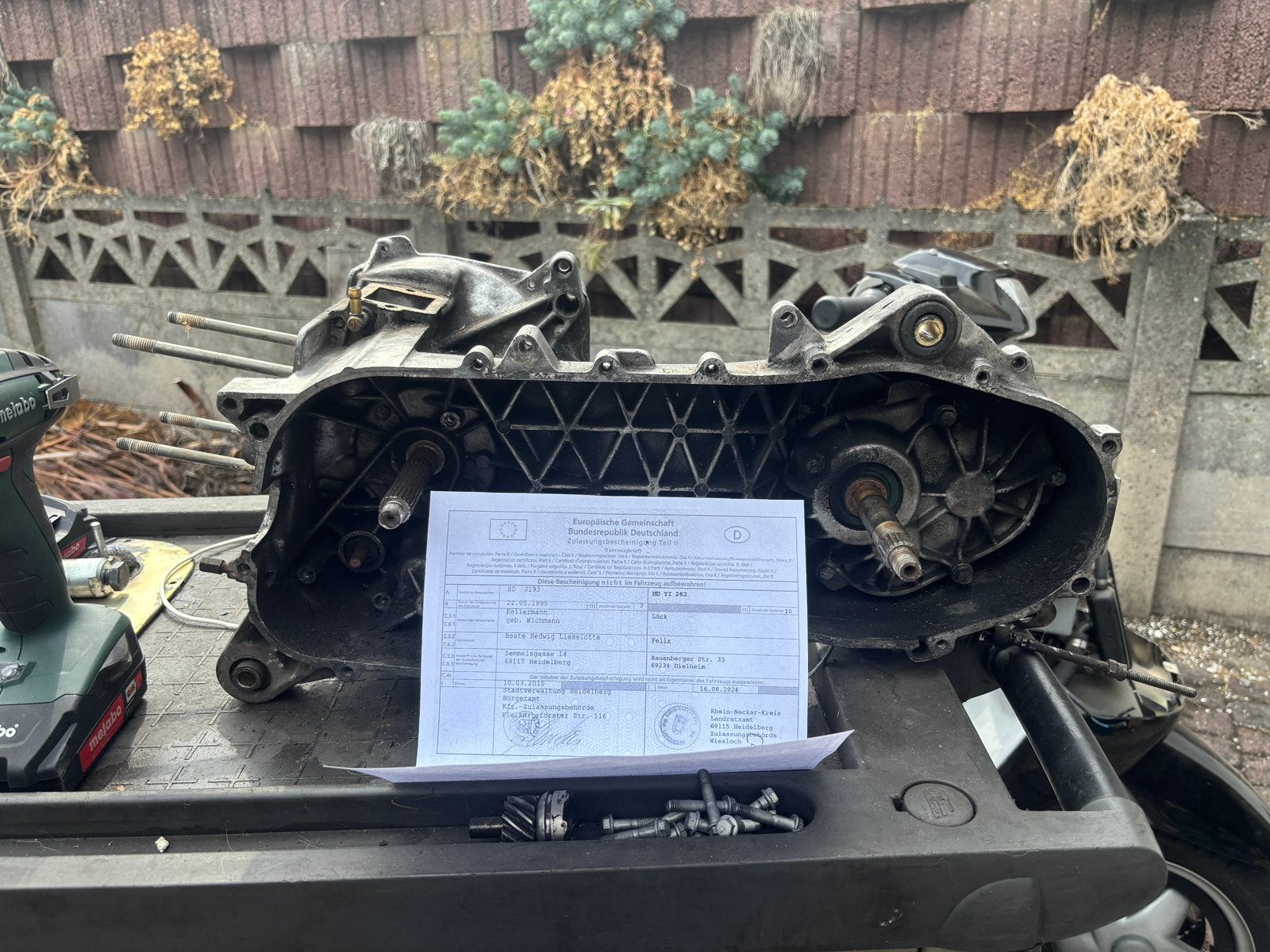 Piaggio Hexagon 125cc carters met papieren, Enlèvement, Carburateur, Piaggio