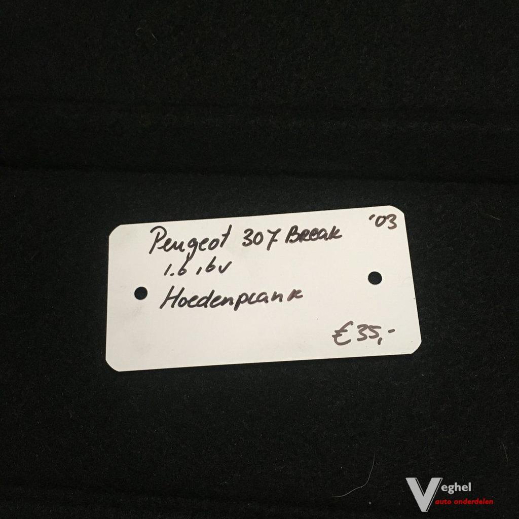 Peugeot 307 Break 1.6 16v 2003 Hoedenplank, -, -, Enlèvement, Utilisé