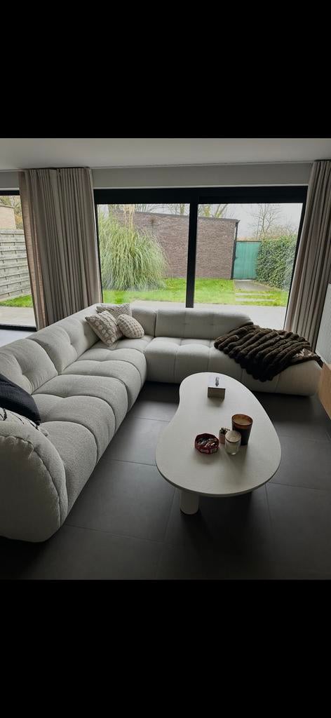 Salontafel, Huis en Inrichting, Tafels | Salontafels, Ophalen, 50 tot 75 cm, Zo goed als nieuw, Overige vormen