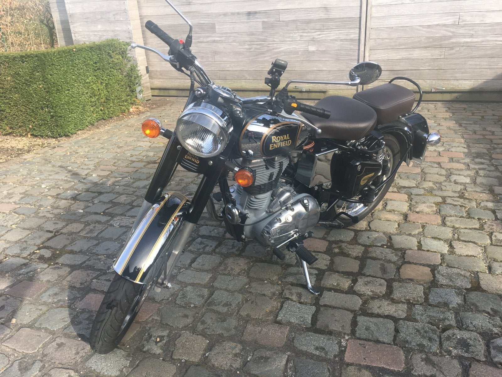 Royal Enfield Classic 500 EFI Chrome – 2015 – slechts 3500km, Motoren, Motoren | Royal Enfield, Chopper, Gebruikt, Particulier