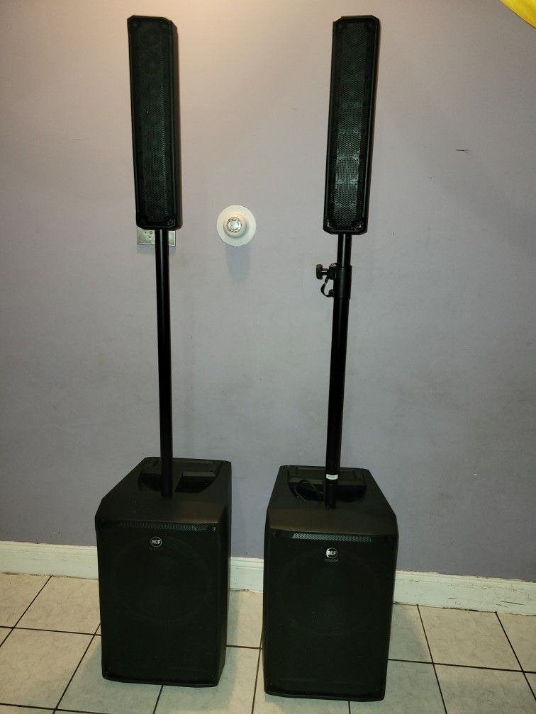RCF EVOX J8 set 1400 W Actief Luidsprekersysteem, Audio, Tv en Foto, Luidsprekerboxen, Inclusief kabels, Subwoofer, Zo goed als nieuw