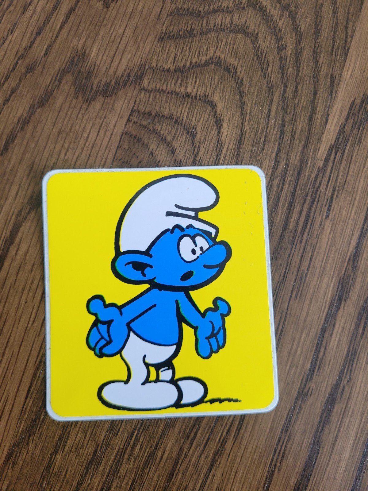 oude sticker de smurfen, Ophalen of Verzenden