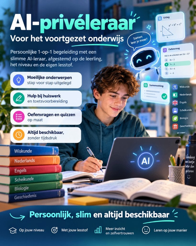 AI-privéleraar voor het secundair onderwijs, Verzenden, Nieuw, Windows
