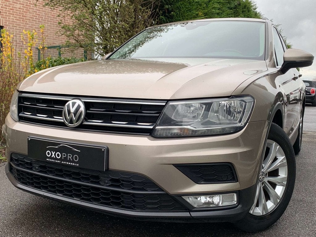 Volkswagen Tiguan 2.0 TDi 150 CV NEW MODÈLE / 1er Propriét, Auto's, Stof, Gebruikt, 4 cilinders, Beige