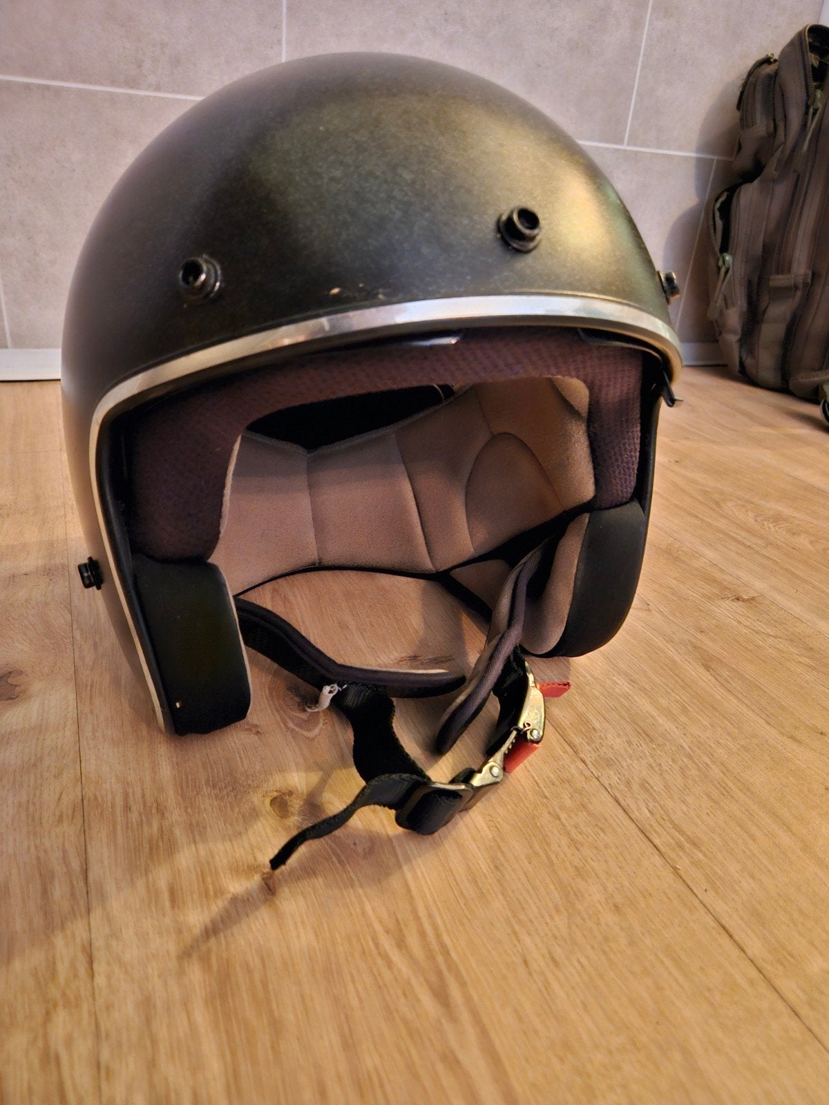 chopper helm, Vélos & Vélomoteurs, Casques de cyclomoteur, Enlèvement