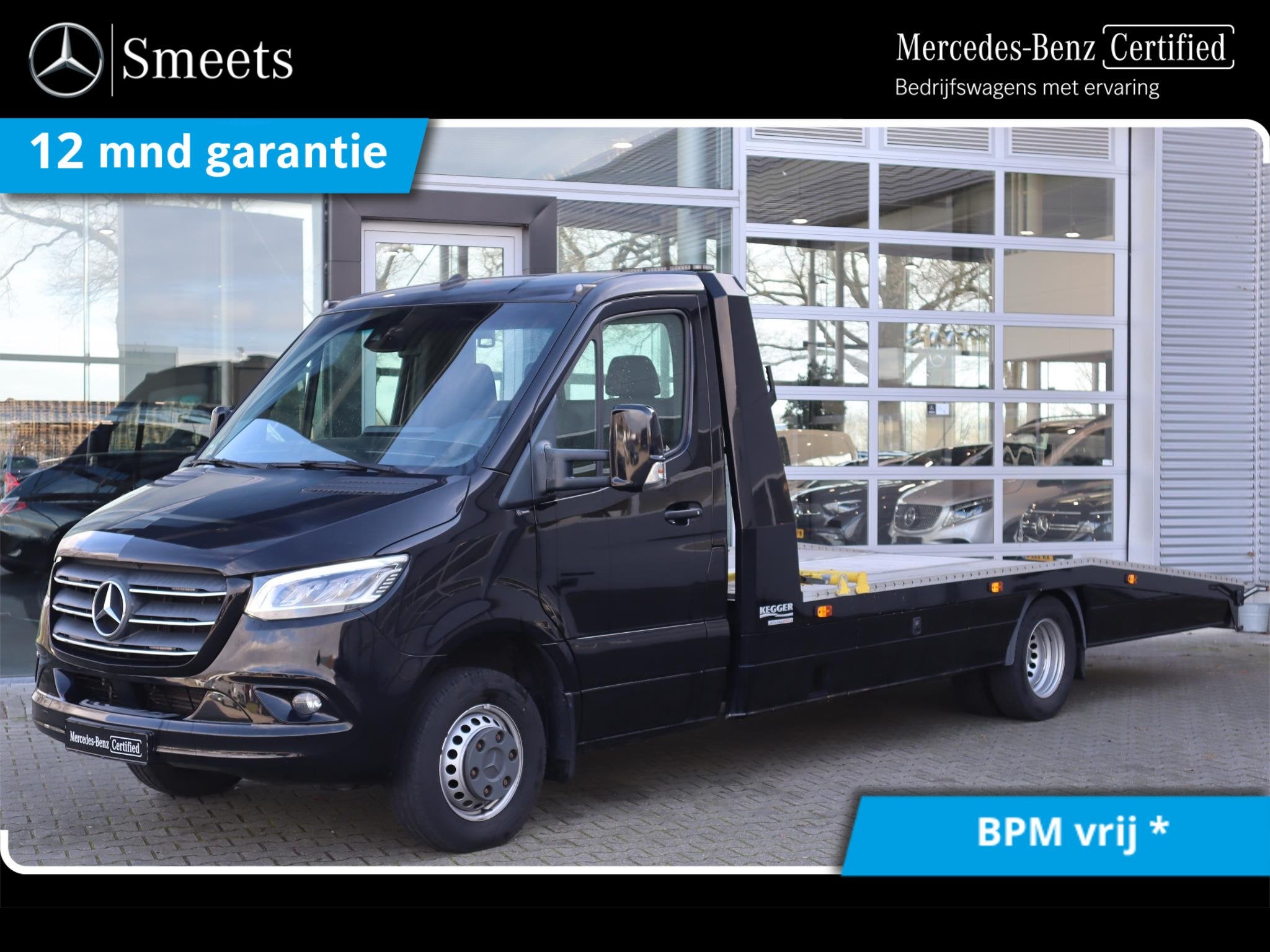 Mercedes-Benz Sprinter 519 CDI V6 OPRIJWAGEN LUCHTVERING LIE, Autos, Camionnettes & Utilitaires, 2987 cm³, Entreprise, 3 places