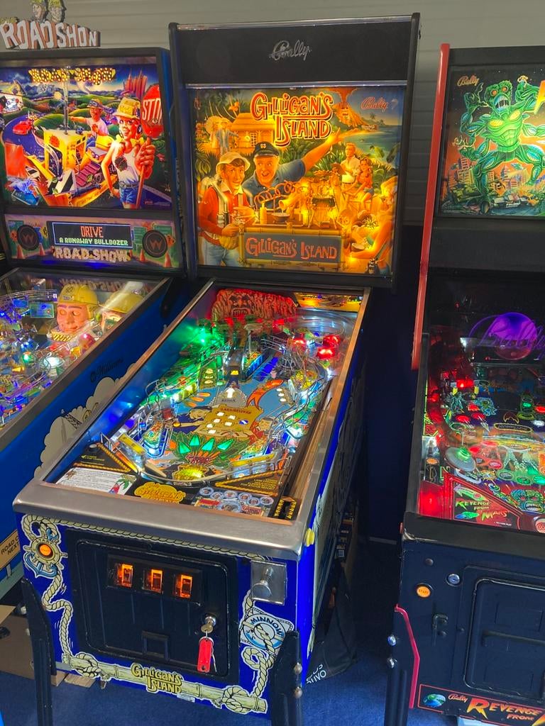 Gilligans island flipperkast, Verzamelen, Ophalen, Zo goed als nieuw, Flipperkast, Bally