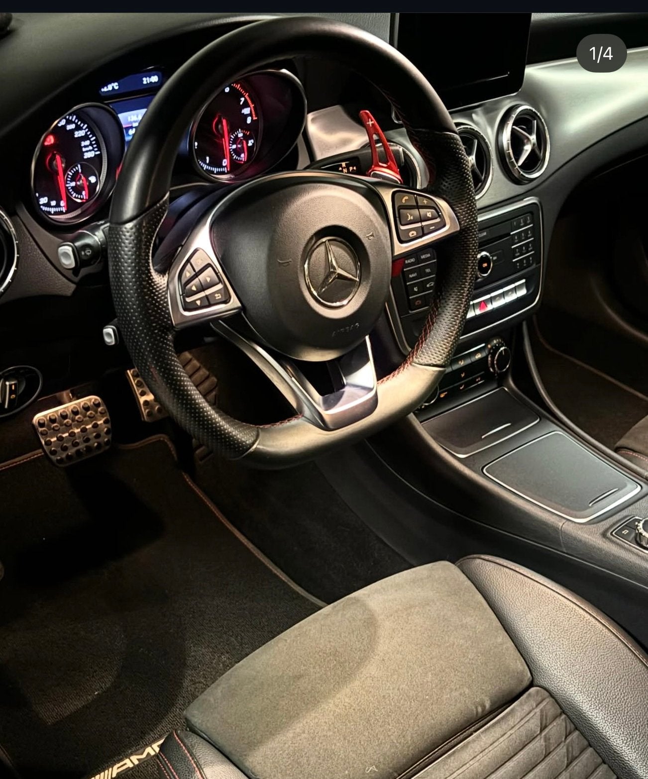 Mercedes-benz stuur airbag scherm ventilatieroosters, Enlèvement, Mercedes-Benz